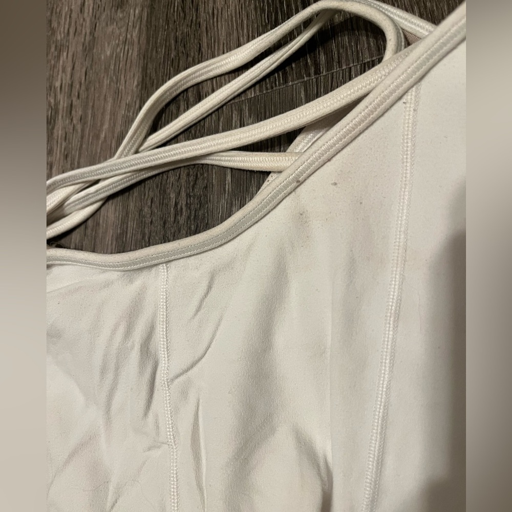 White Lululemon Tank - Picture 4 of 4